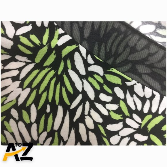 Vintage Notations Womens Blouse Size PL Green 3/4 Sleeves Pullover V Neck Stretc - Picture 5 of 9